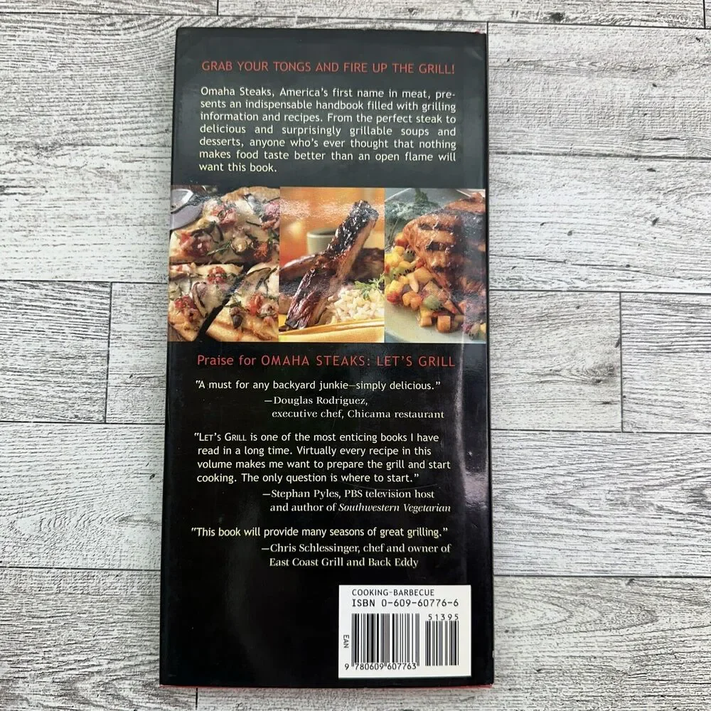 Omaha‎ Steaks - Let's Grill Hardcover Cookbook - by Simon & Harrisson BBQ